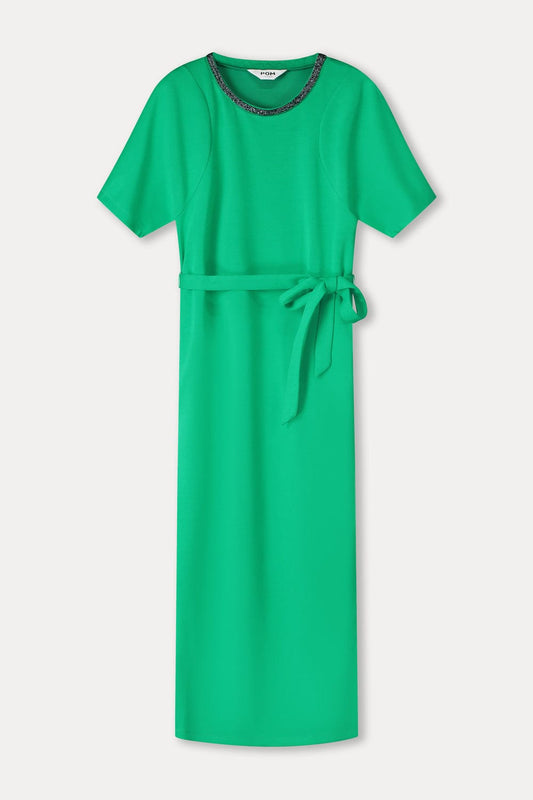 POM Amsterdam Dresses ROBE - Macy Palm Green