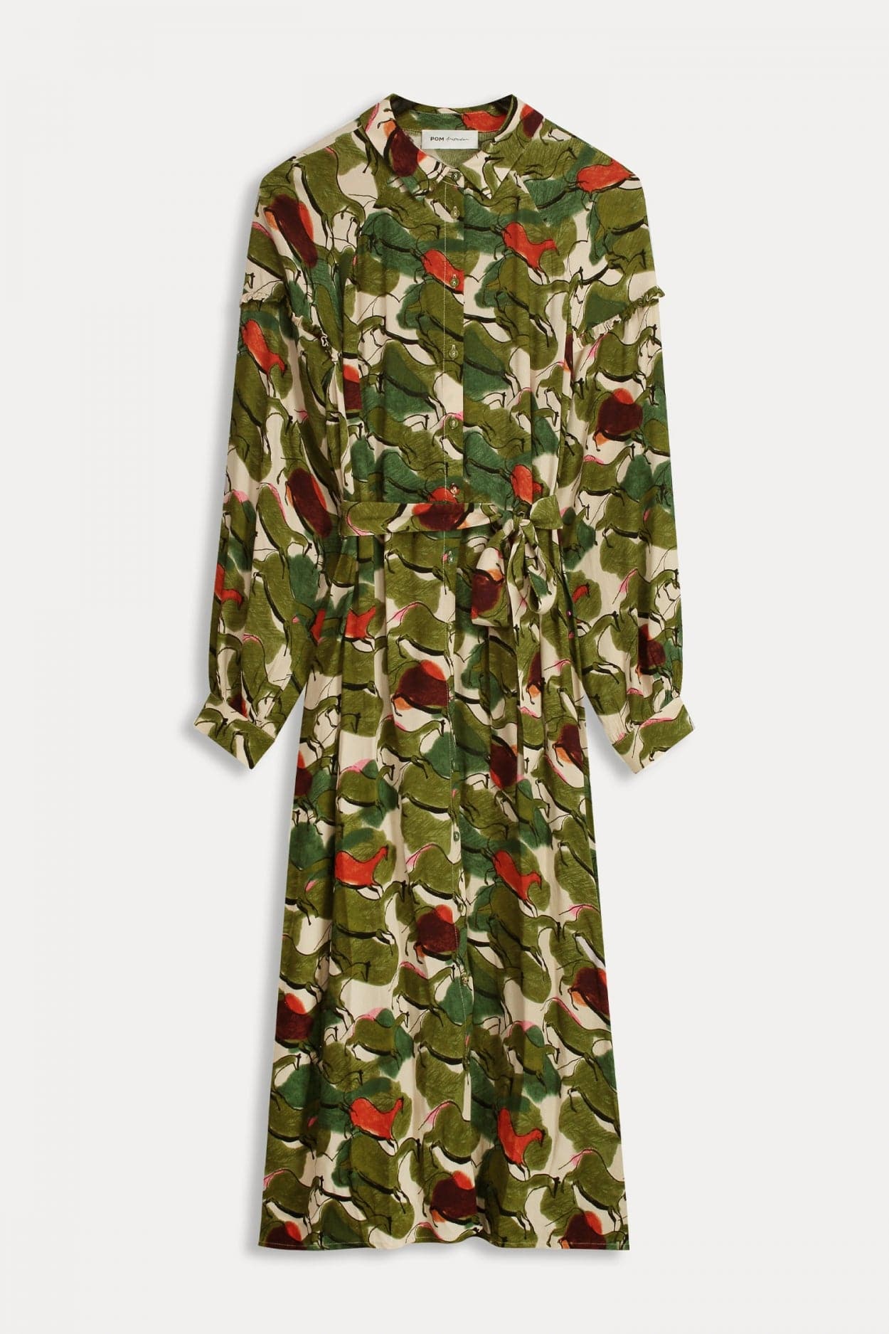 POM Amsterdam Dresses ROBE - Murals Sand