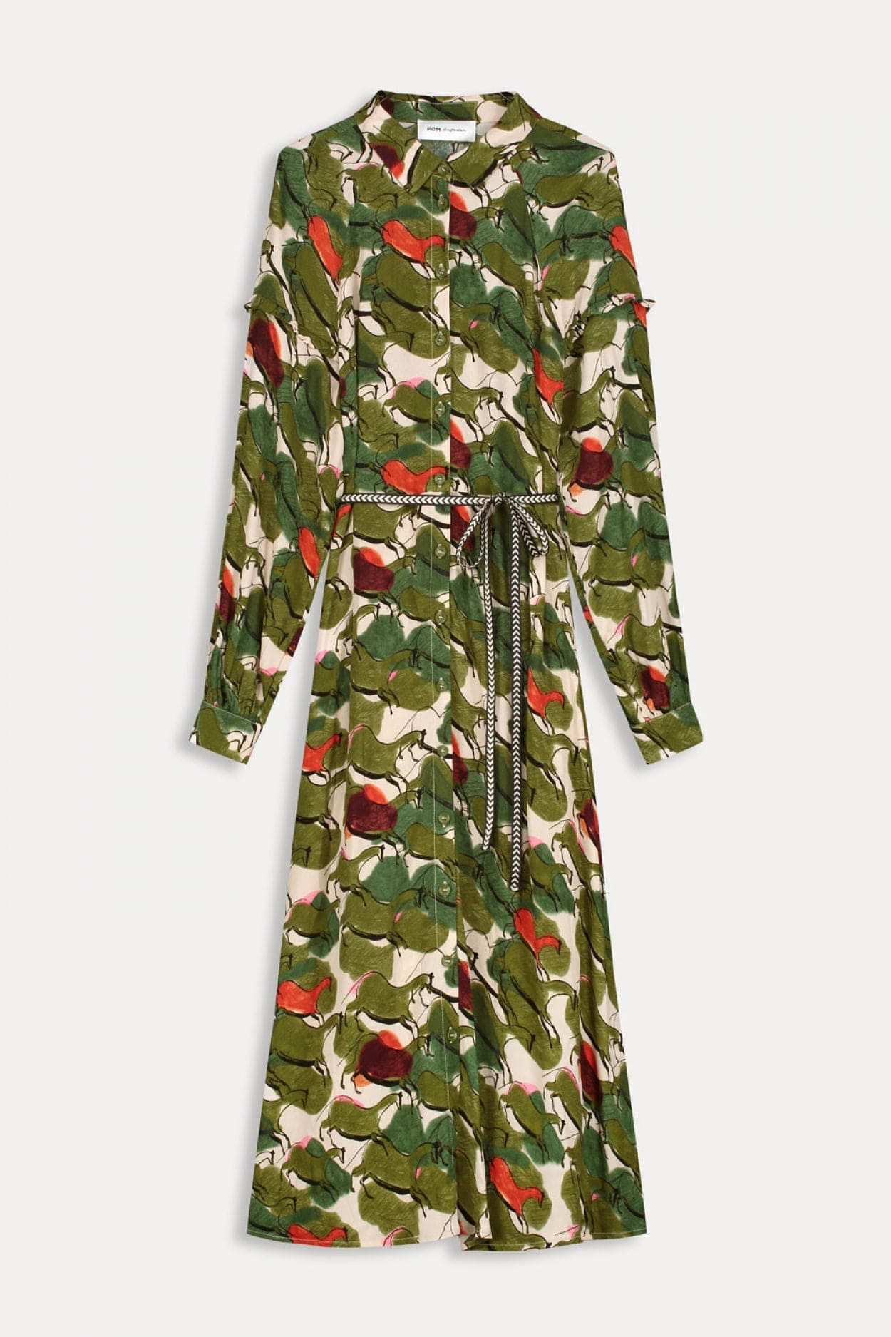 POM Amsterdam Dresses ROBE - Murals Sand