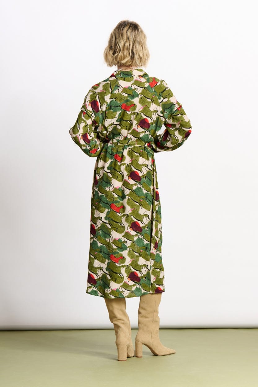 POM Amsterdam Dresses ROBE - Murals Sand