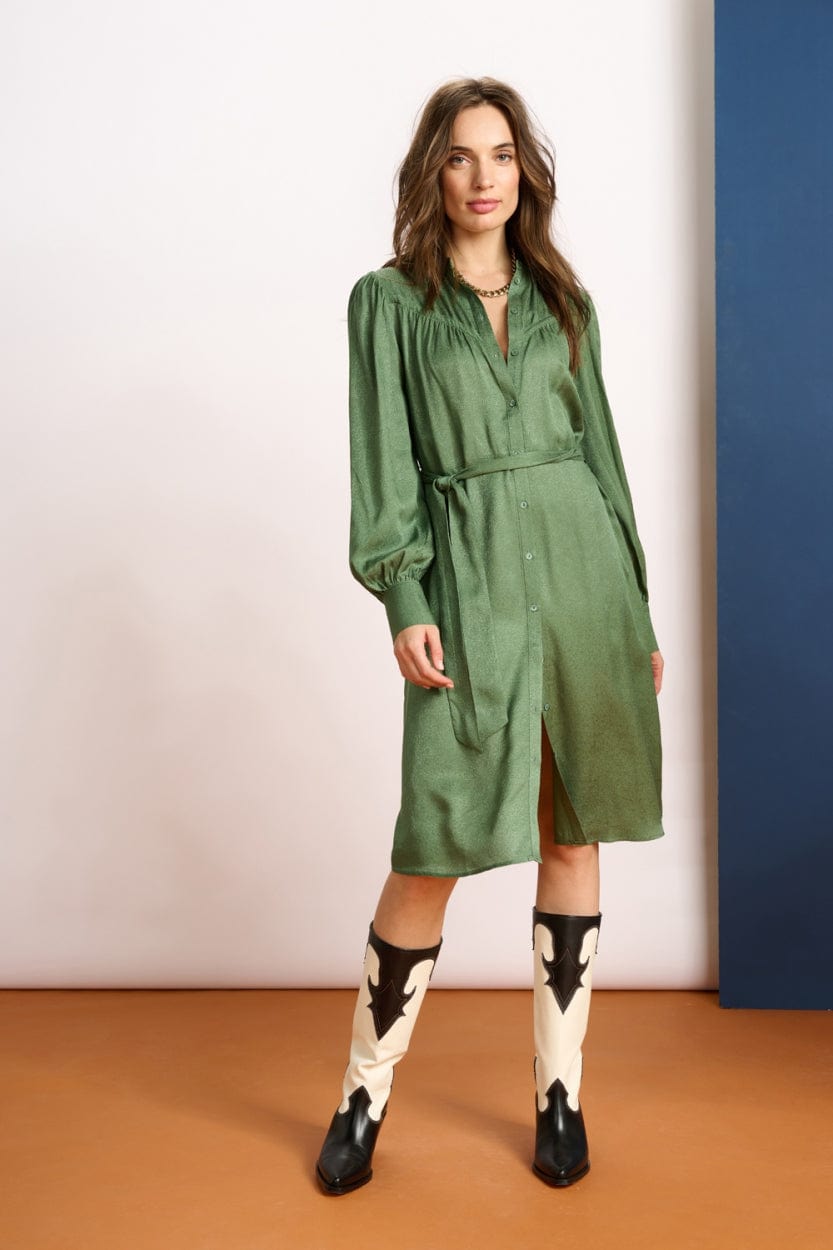 POM Amsterdam Dresses ROBE - Mythical Green