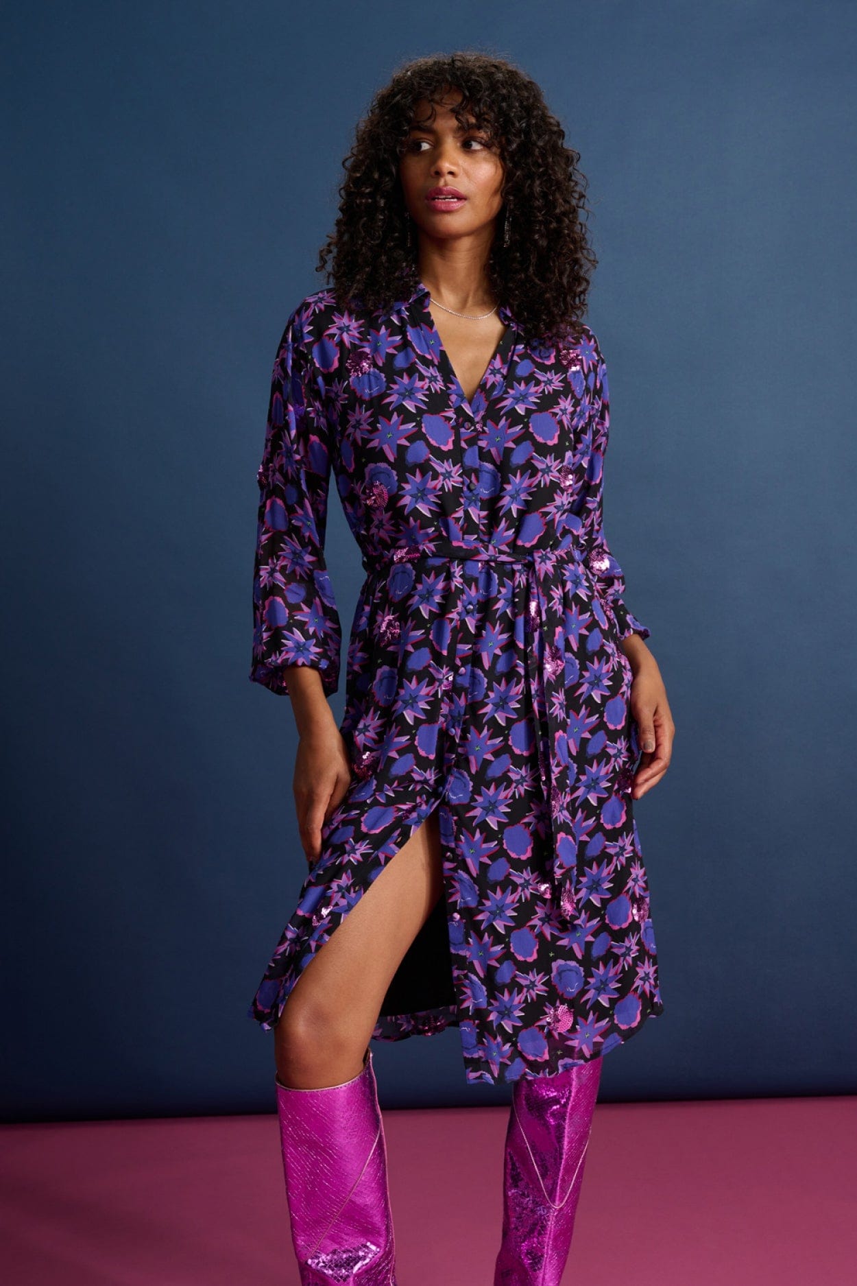 POM Amsterdam Dresses ROBE - Nightfall