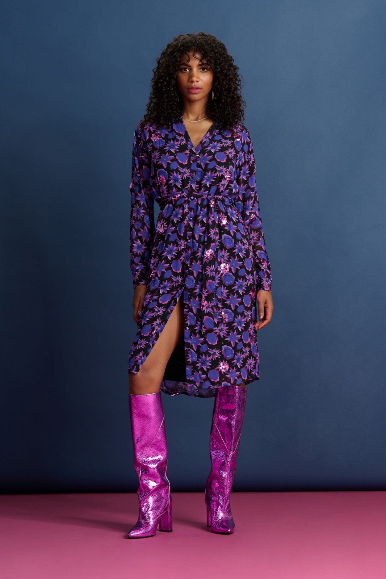 POM Amsterdam Dresses ROBE - Nightfall