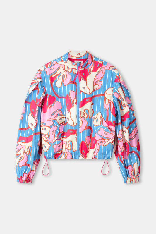 POM Amsterdam Jackets JACKET - Urban Flora Stripe