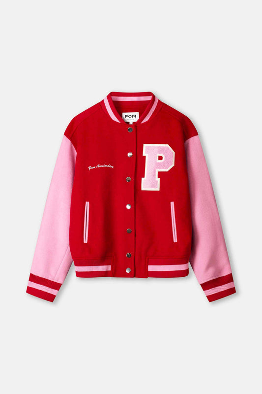 POM Amsterdam Jackets VEST - Baseball Chili Red