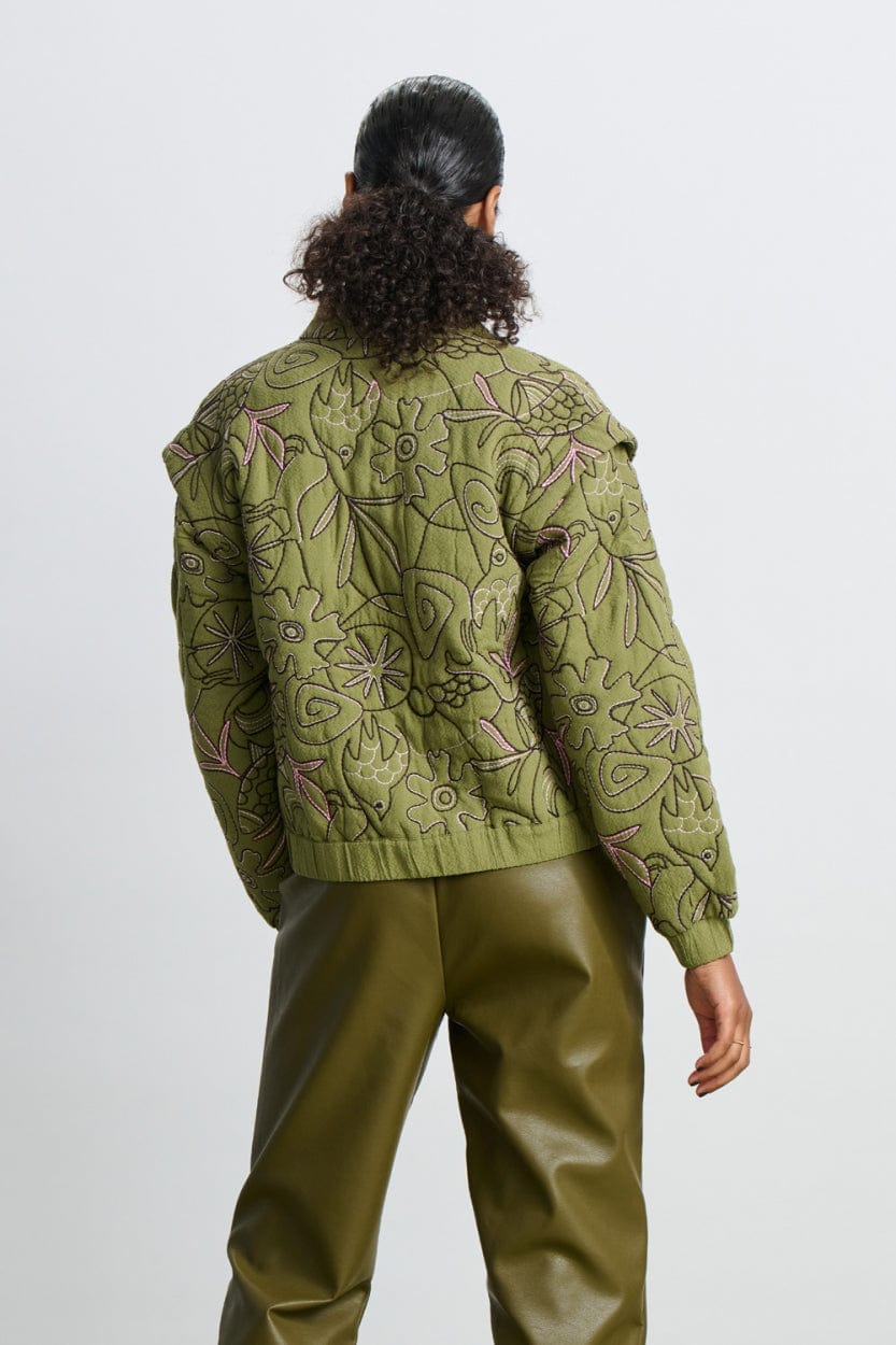 POM Amsterdam Jackets VESTE - Dreams Olive Green