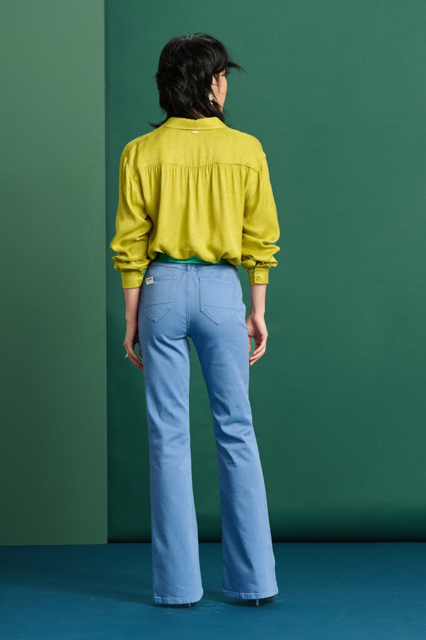 POM Amsterdam Jeans JEANS - Kate Flare Horizon Blue