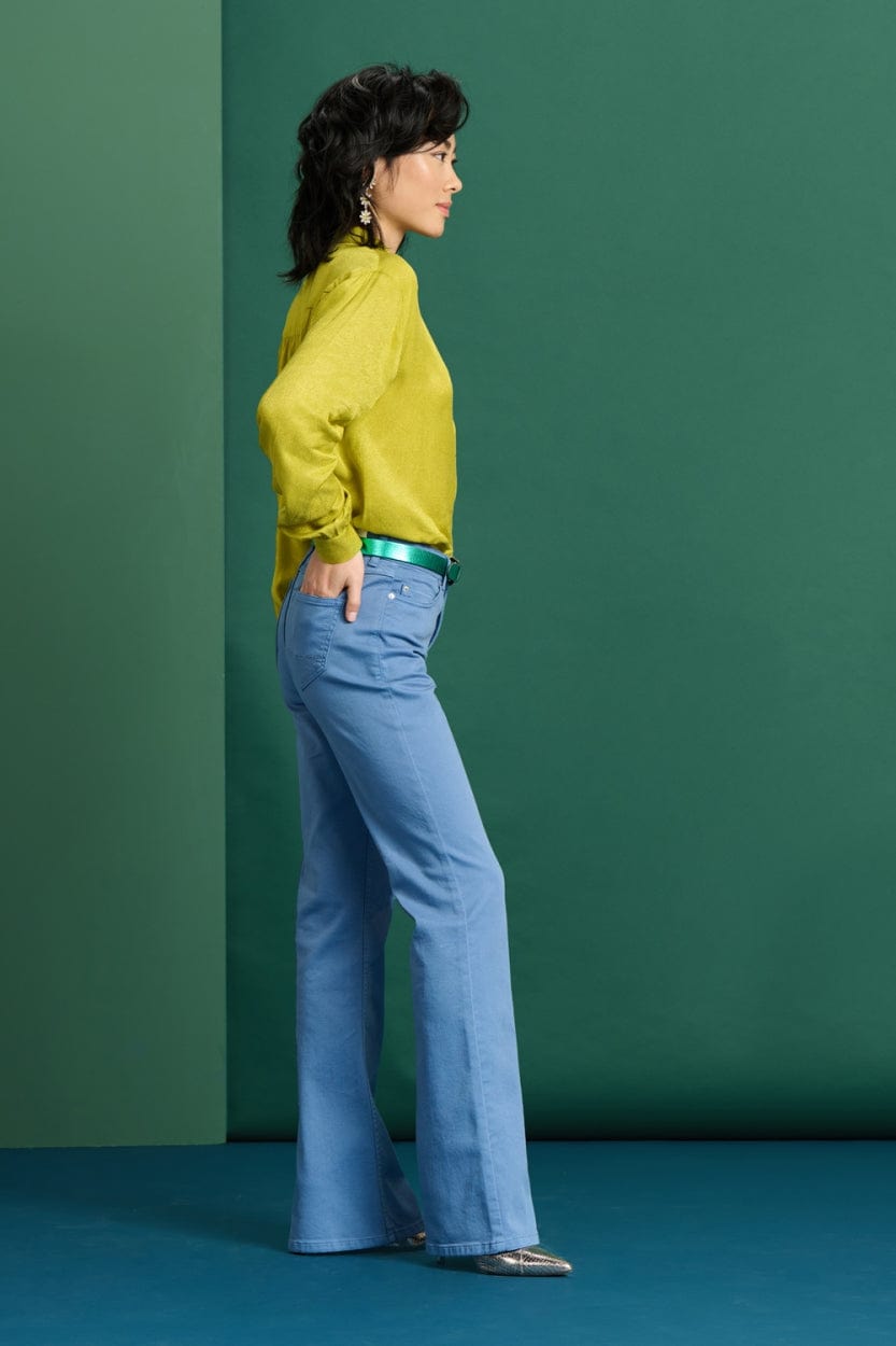 POM Amsterdam Jeans JEANS - Kate Flare Horizon Blue