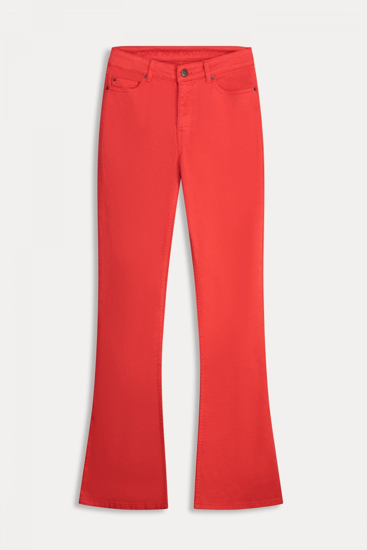 POM Amsterdam Jeans JEANS - Kate Flare Phoenix Red