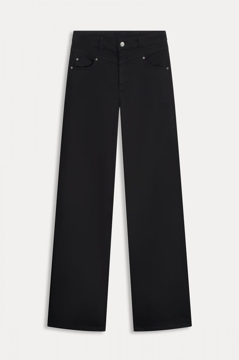 POM Amsterdam Jeans JEANS - Wide Leg Eternal Black