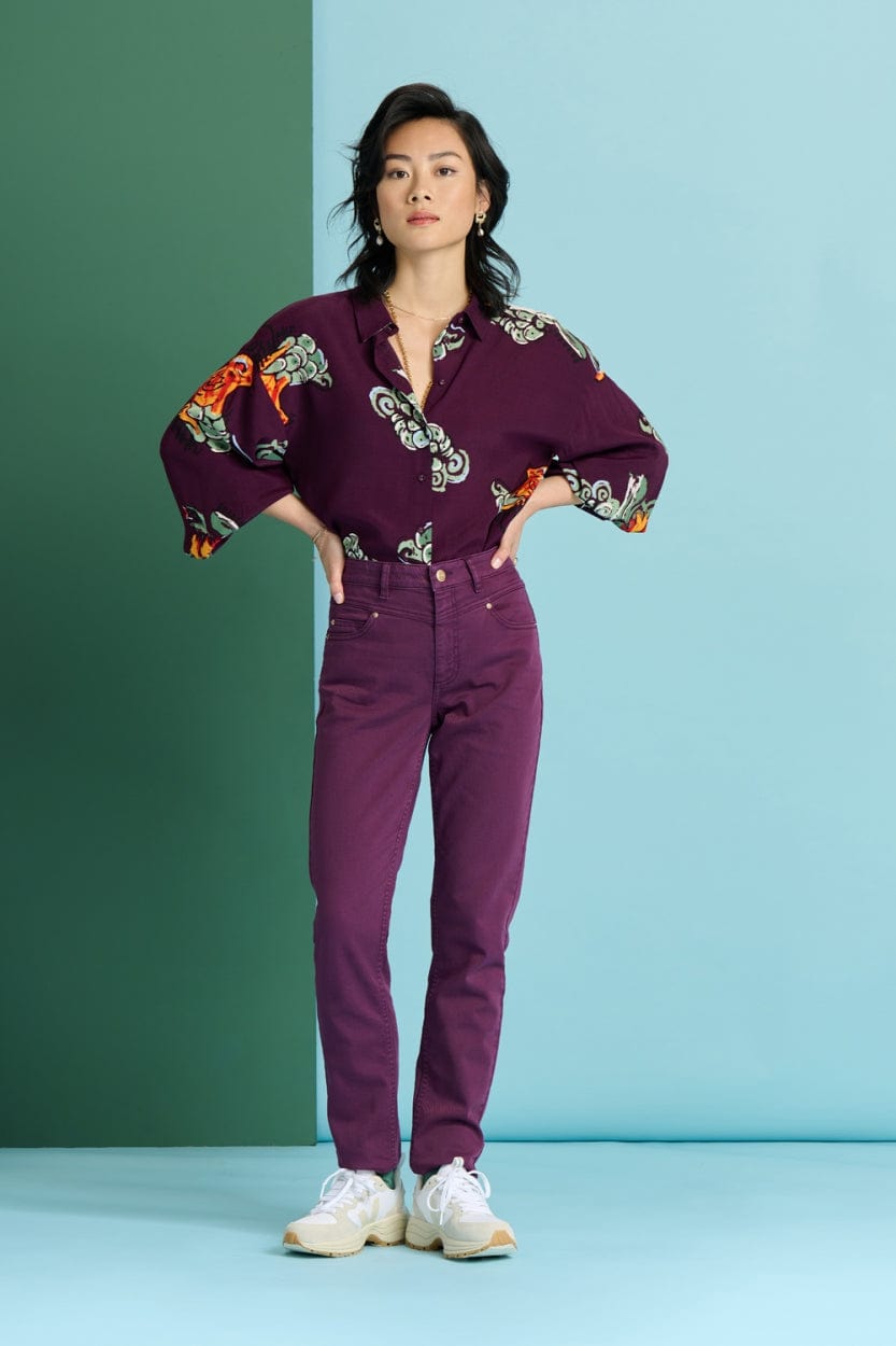 POM Amsterdam Jeans Purple / 34 JEANS - Elize Winterbloom