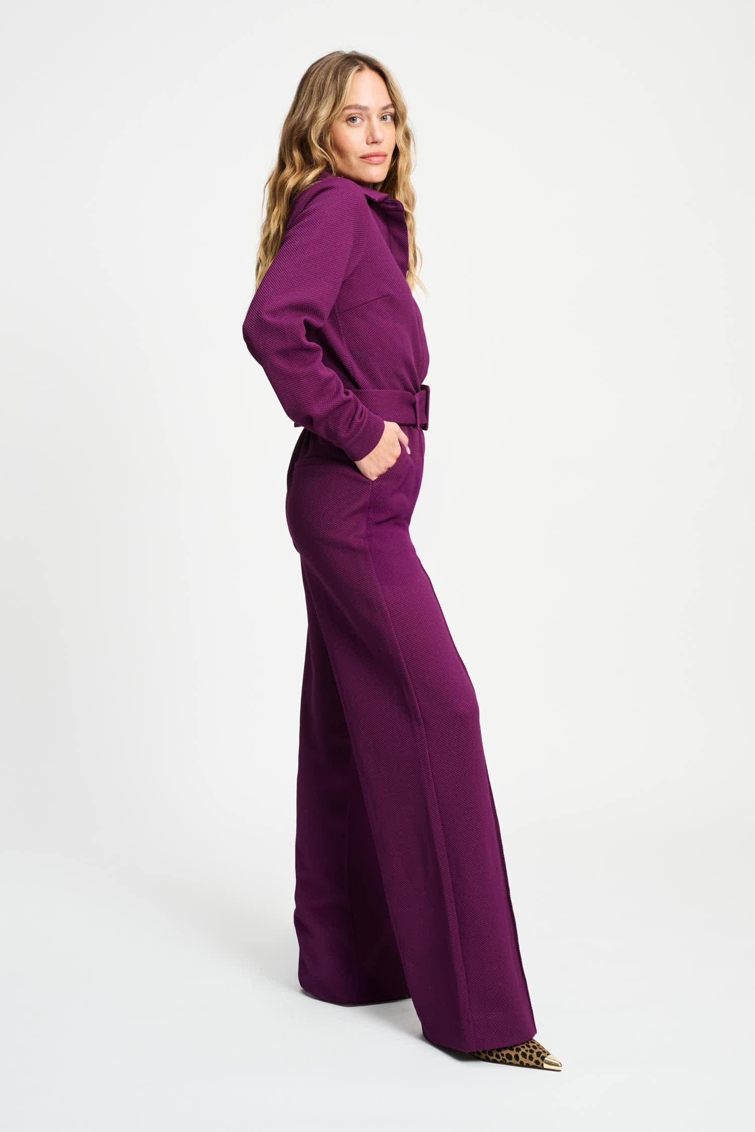 POM Amsterdam Jumpsuits COMBINAISON - Plum