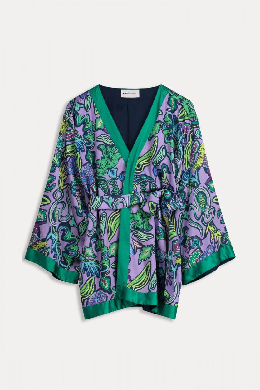 POM Amsterdam Kimono Purple / OS KIMONO - Full Glow Lilac