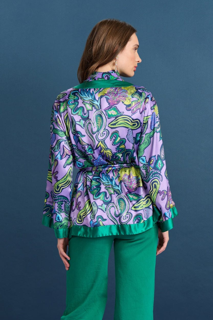 POM Amsterdam Kimono Purple / OS KIMONO - Full Glow Lilac