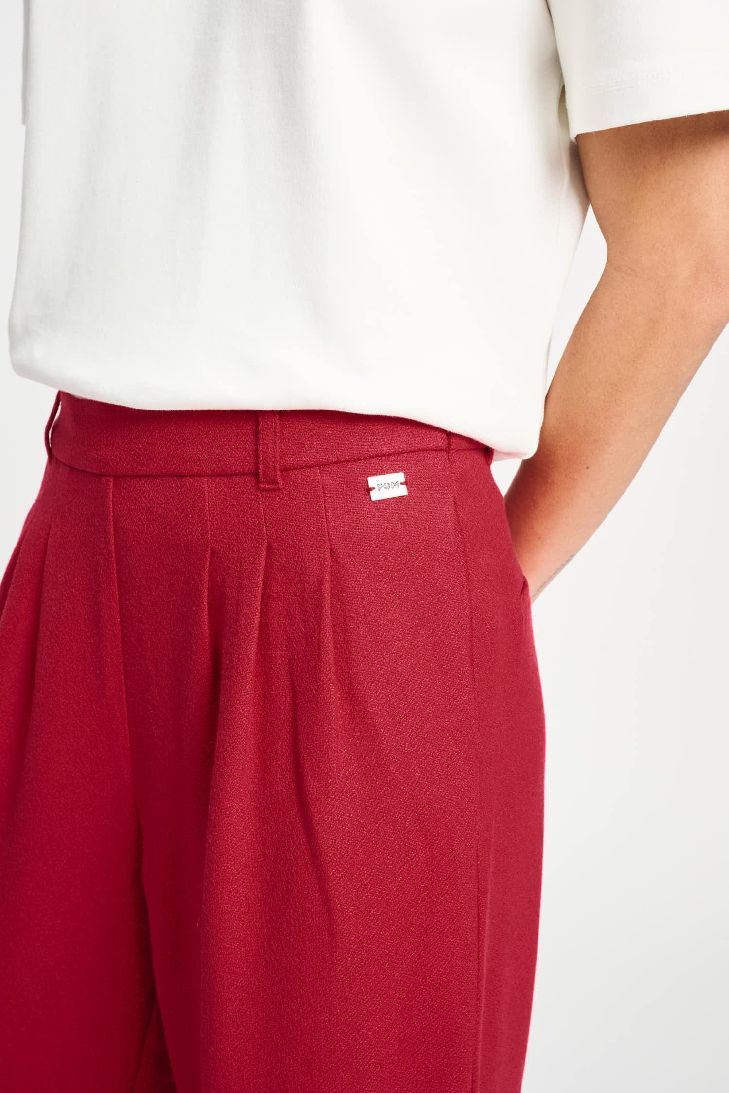 POM Amsterdam Pants PANTALON - Chili Red