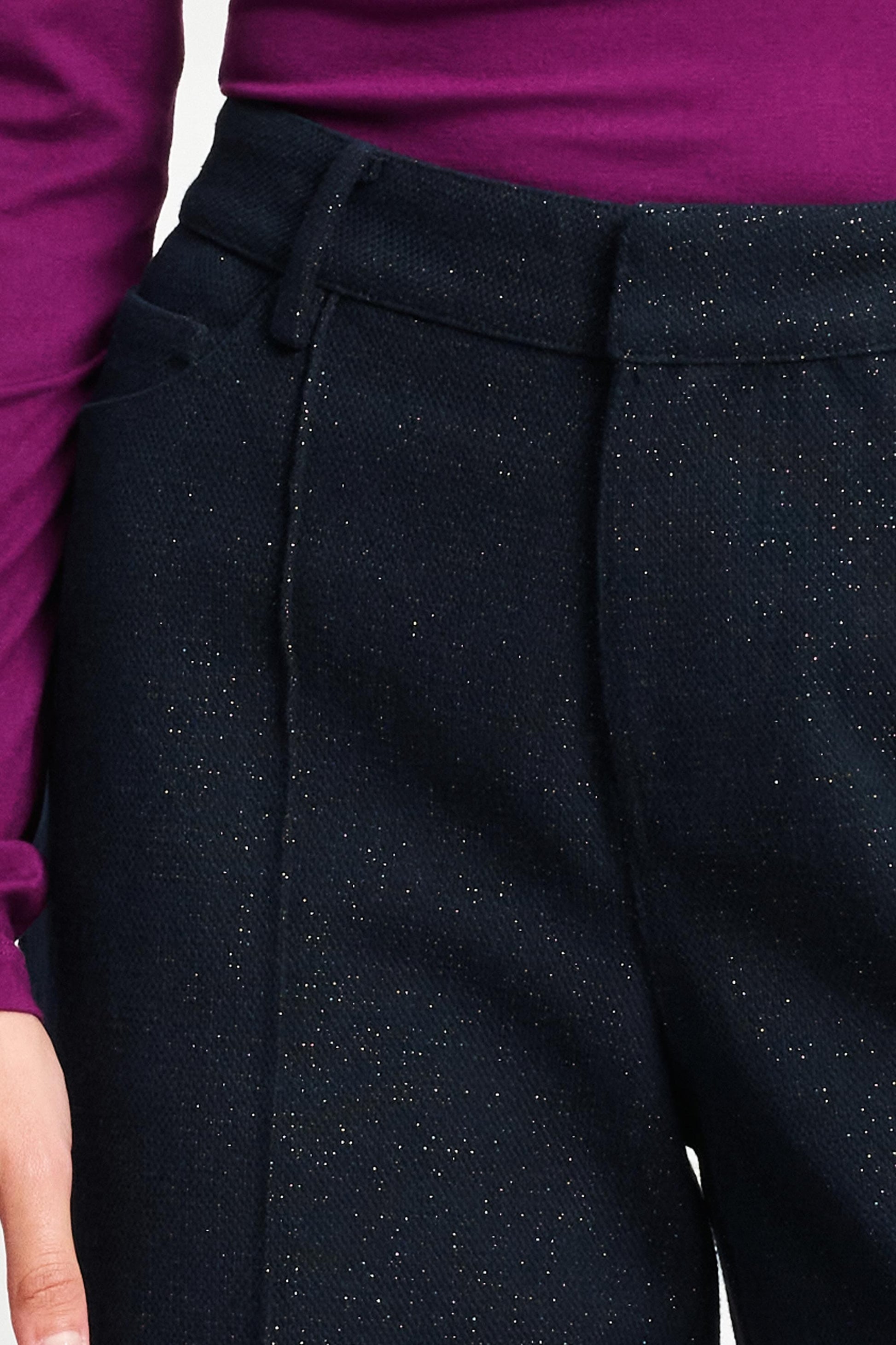 POM Amsterdam Pants PANTALON - Dark Shimmer