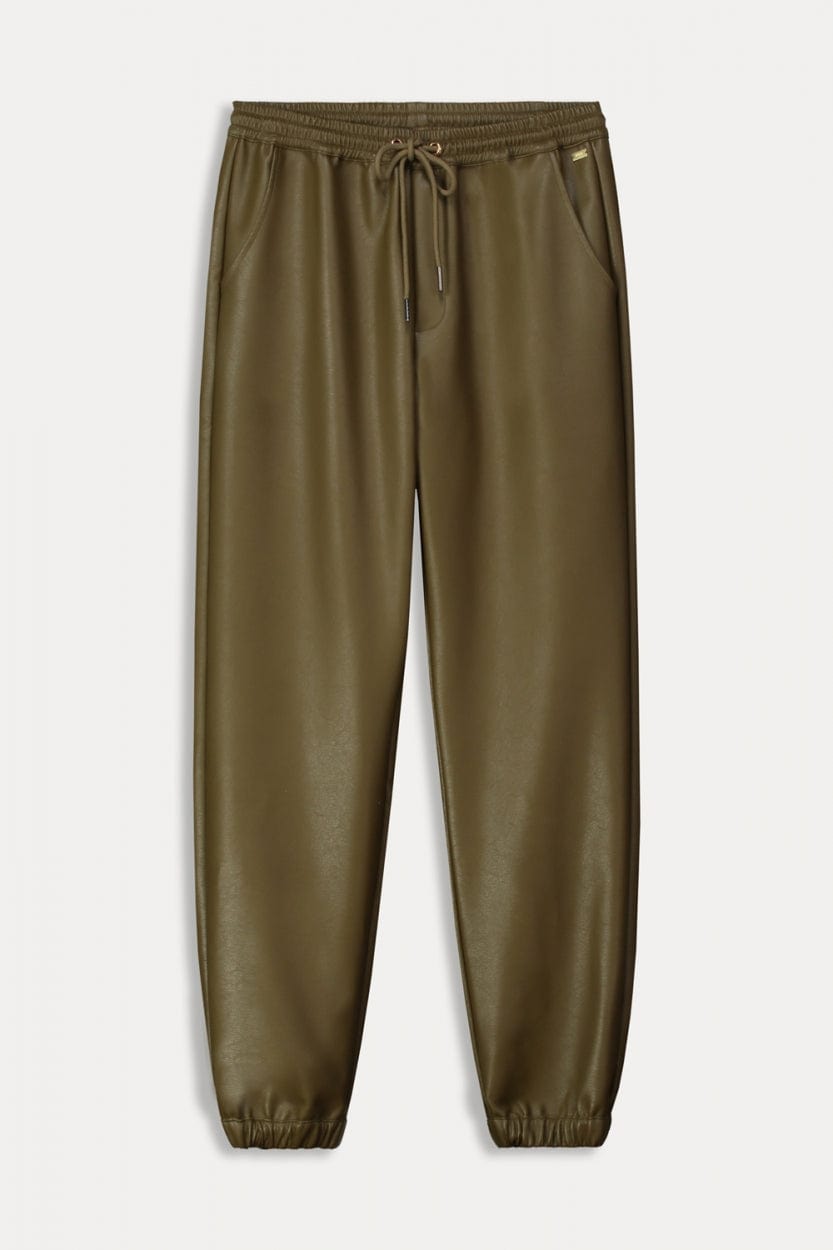 POM Amsterdam Pants PANTALON - Olive Green Glow