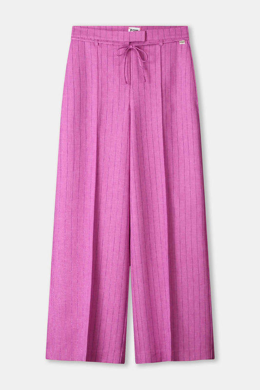 POM Amsterdam Pants PANTALON - Rose Doux Striped