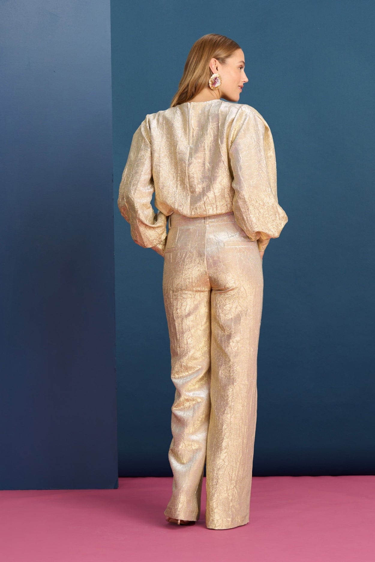 POM Amsterdam Pants PANTALON - Stardust Gold