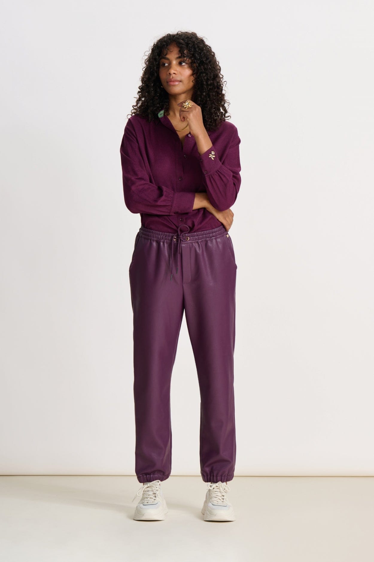 POM Amsterdam Pants Purple / 34 PANTALON - Winterbloom Glow