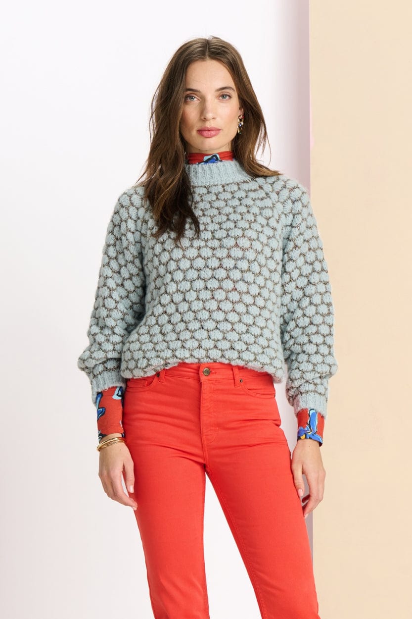 POM Amsterdam Pullovers Blue / 34 PULL - Ice Blue
