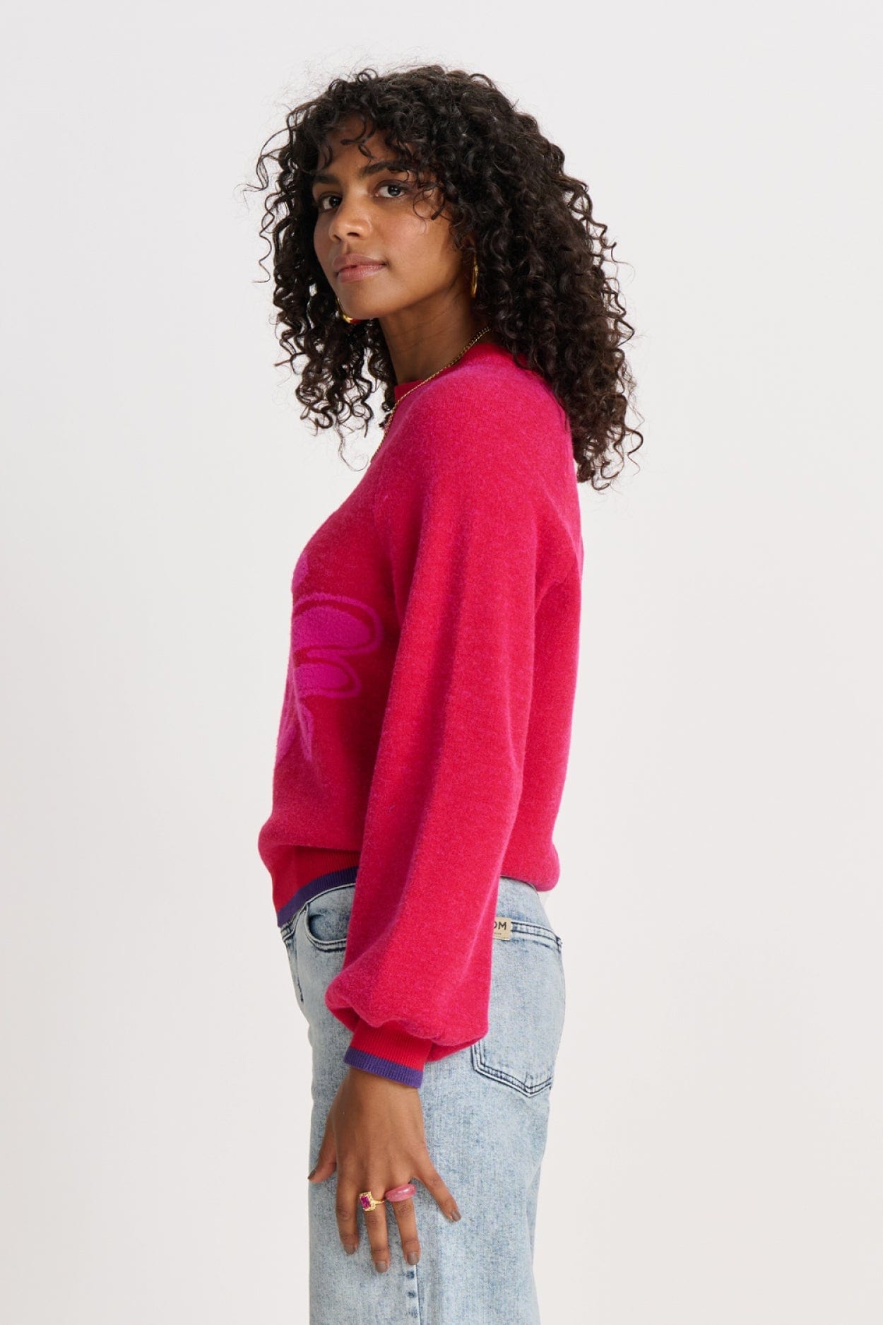 POM Amsterdam Pullovers PULL - DARE Scarlet Red