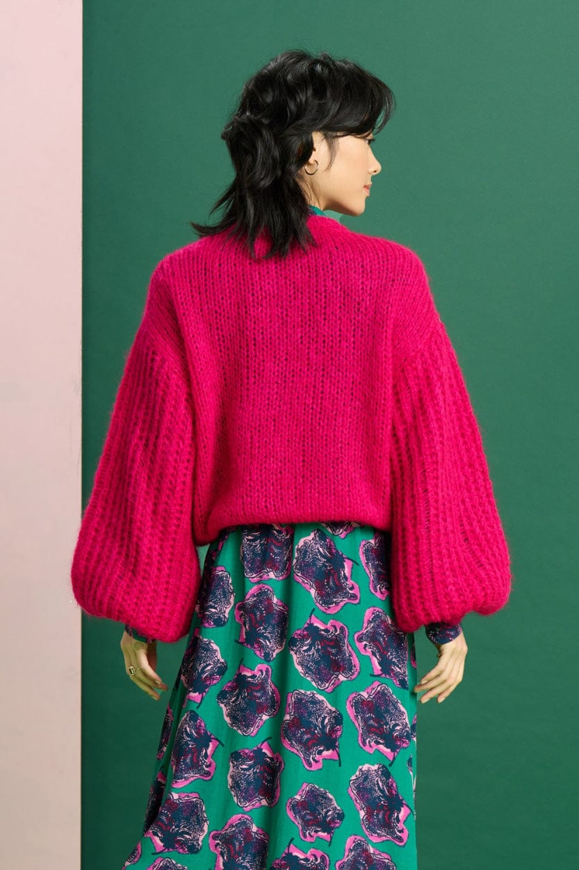 POM Amsterdam Pullovers PULL - Fiery Pink