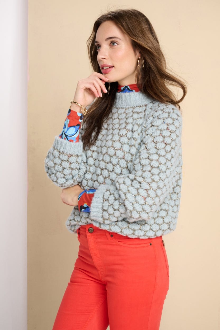 POM Amsterdam Pullovers PULL - Ice Blue