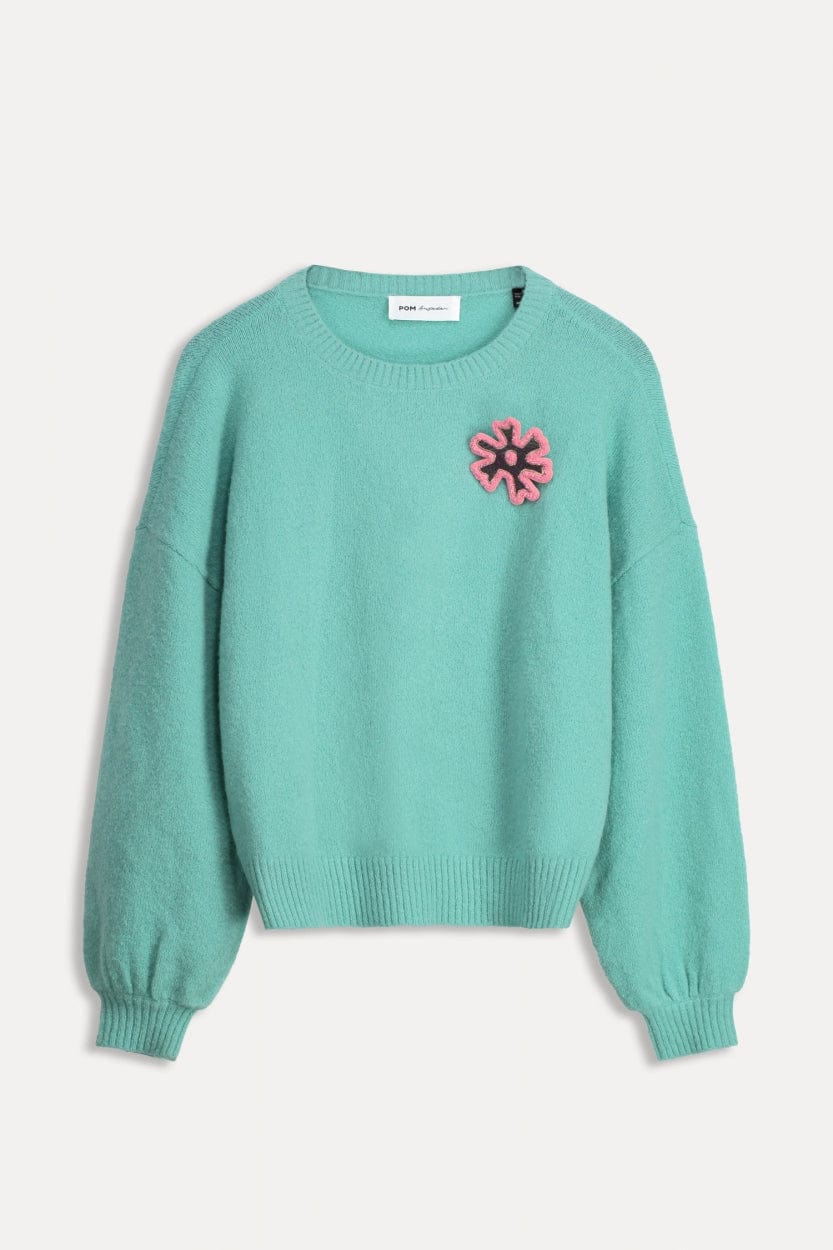 POM Amsterdam Pullovers PULL - Ice Green