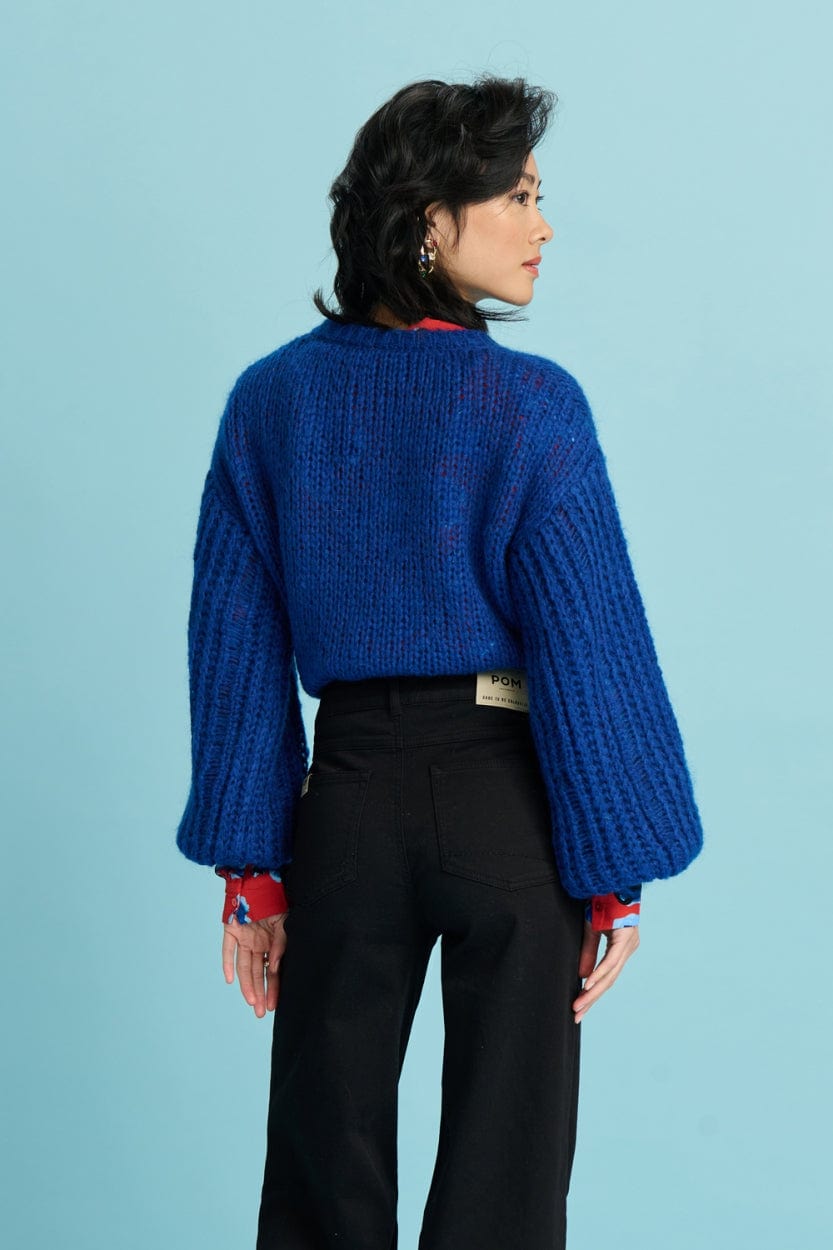 POM Amsterdam Pullovers PULL - Royal Blue