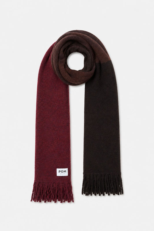 POM Amsterdam Scarves Brown / OS ÉCHARPE - Vera Chocolate Brown