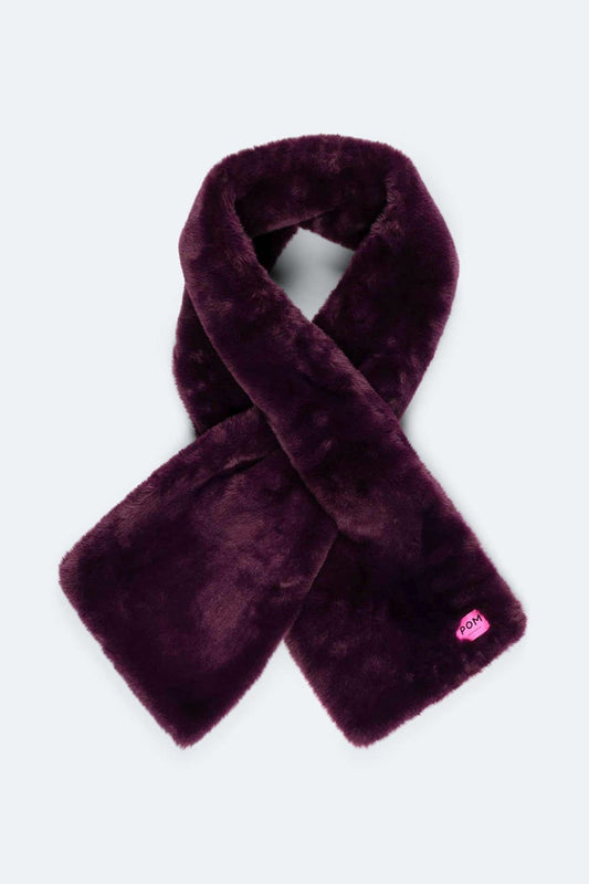 POM Amsterdam Scarves Purple / OS ÉCHARPE - Carmen Dark Plum