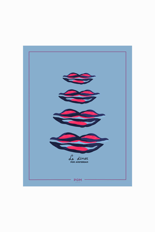 POM Amsterdam Shawls Blue / OS ECHARPE - Bisous