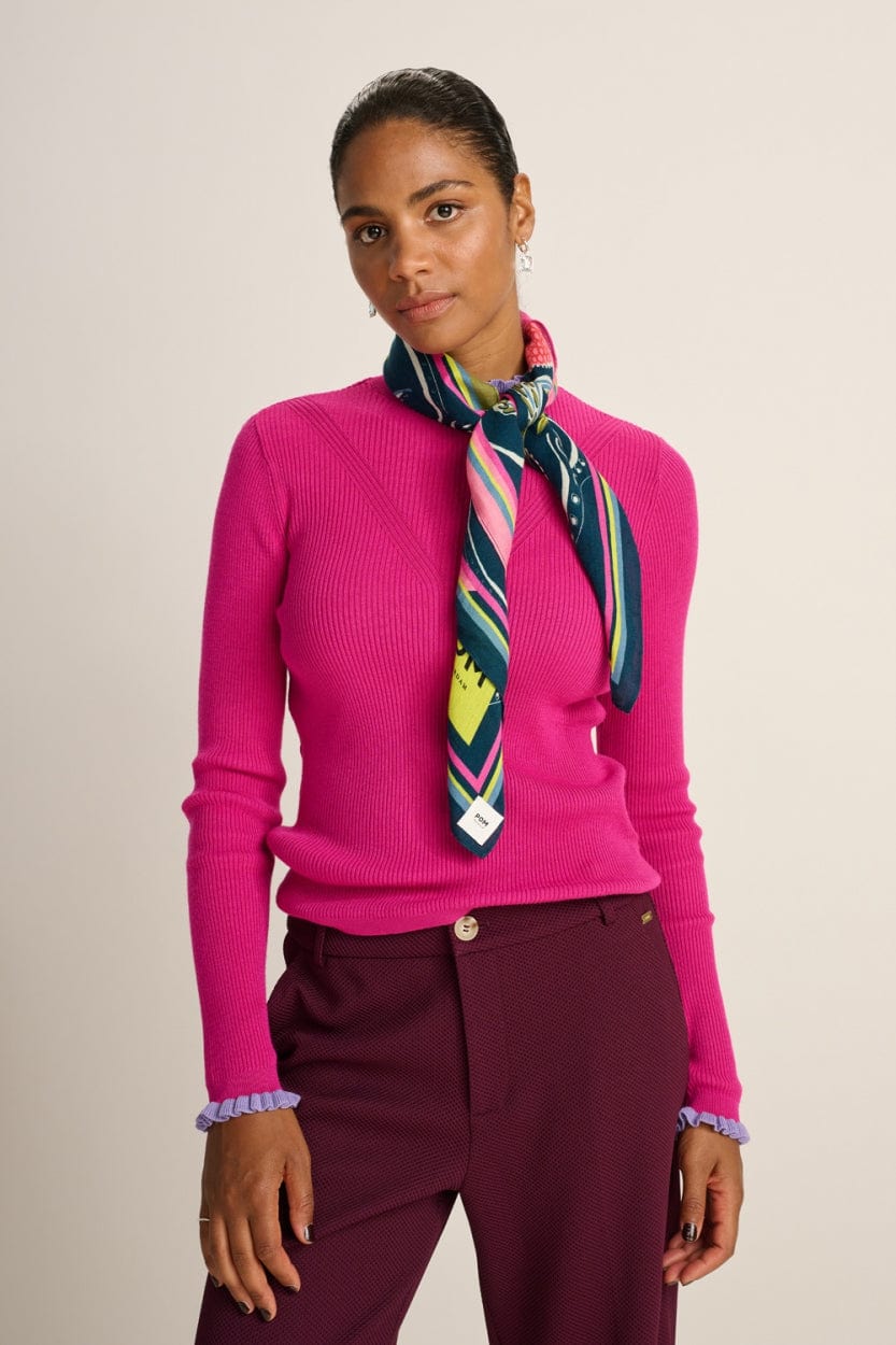 POM Amsterdam Shawls Blue / OS ÉCHARPE - Full Glow Multi