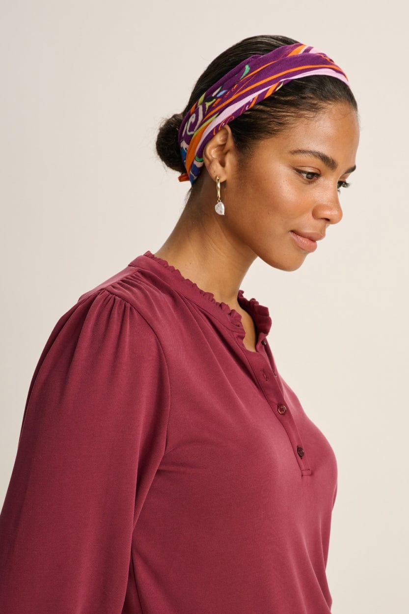 POM Amsterdam Shawls Blue / OS ÉCHARPE - Plumeau Multi