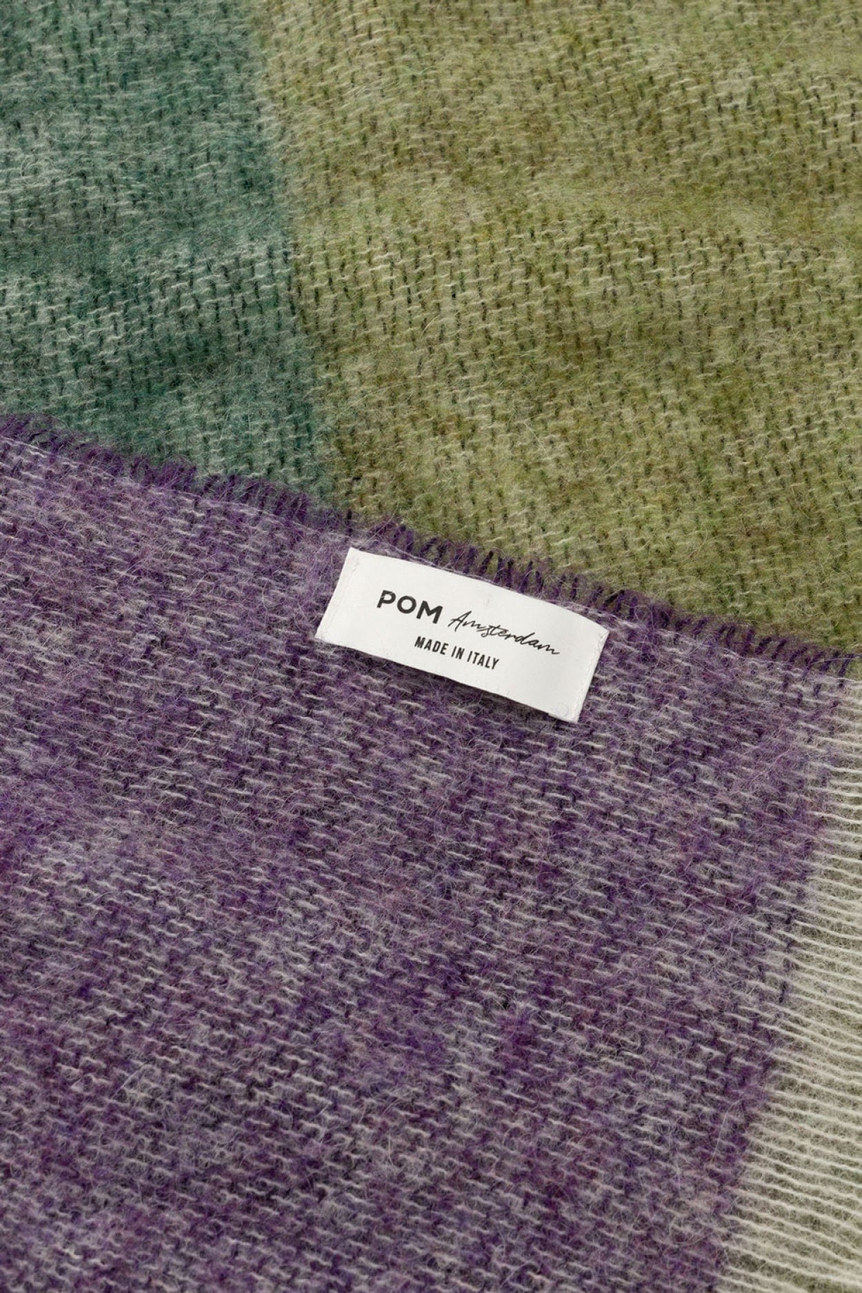 POM Amsterdam Shawls Blue / OS ÉCHARPE - Stripes French Violet