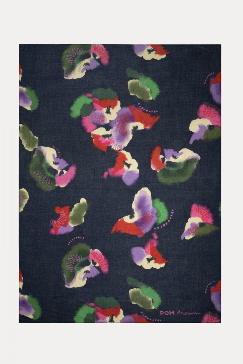POM Amsterdam Shawls Blue / OS ÉCHARPE - Violets