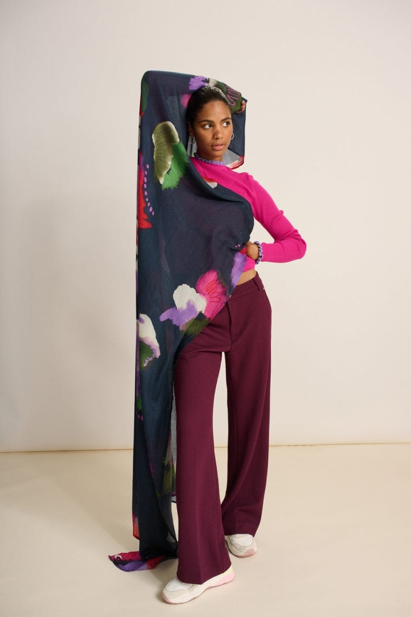 POM Amsterdam Shawls Blue / OS ÉCHARPE - Violets