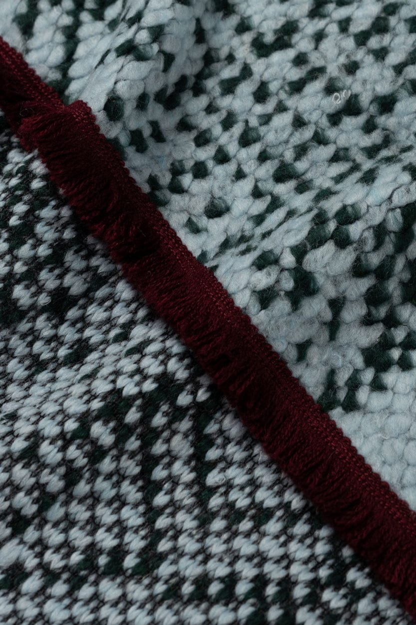 POM Amsterdam Shawls Green / OS ÉCHARPE - Twinkles Ice Blue