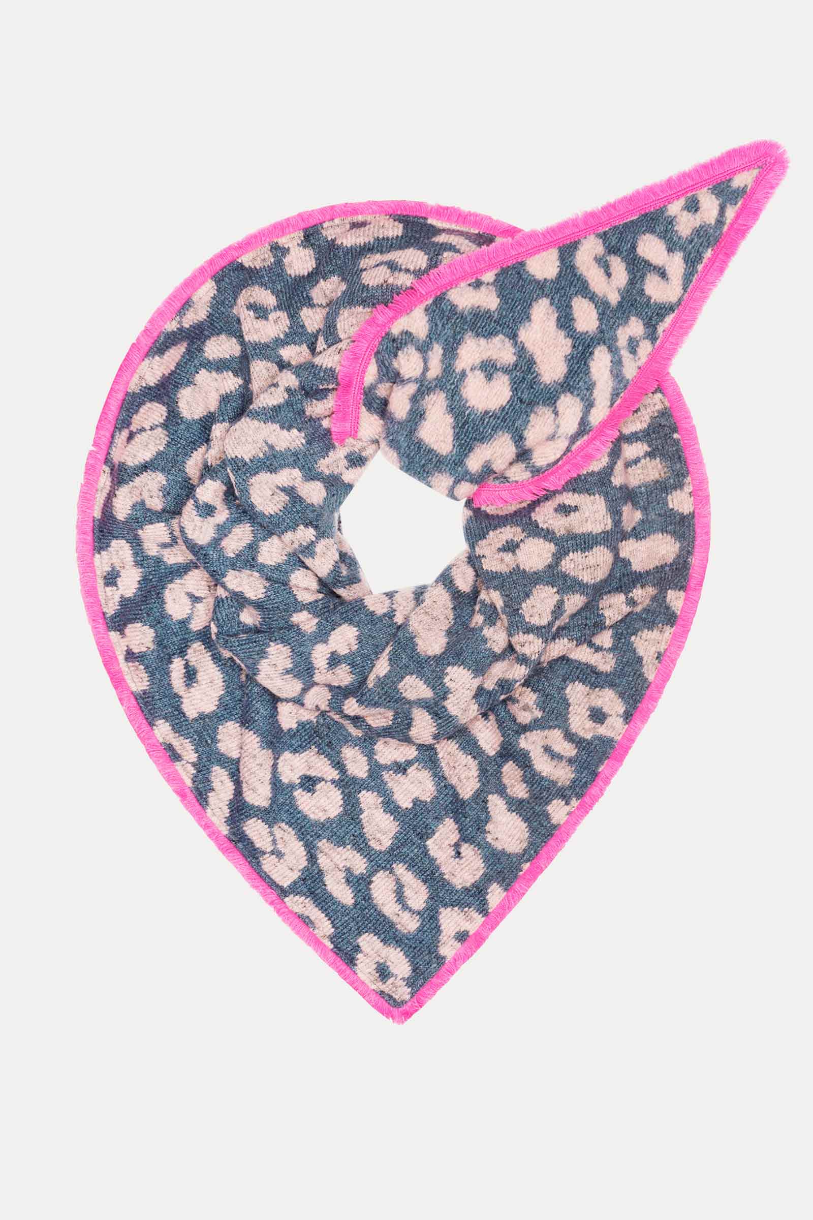 POM Amsterdam Shawls Grey / OS ECHARPE - Leopard Grey