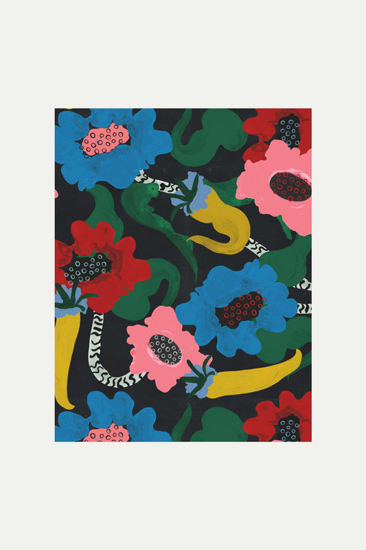 POM Amsterdam Shawls Multi colour / OS ECHARPE - Autumn Garden