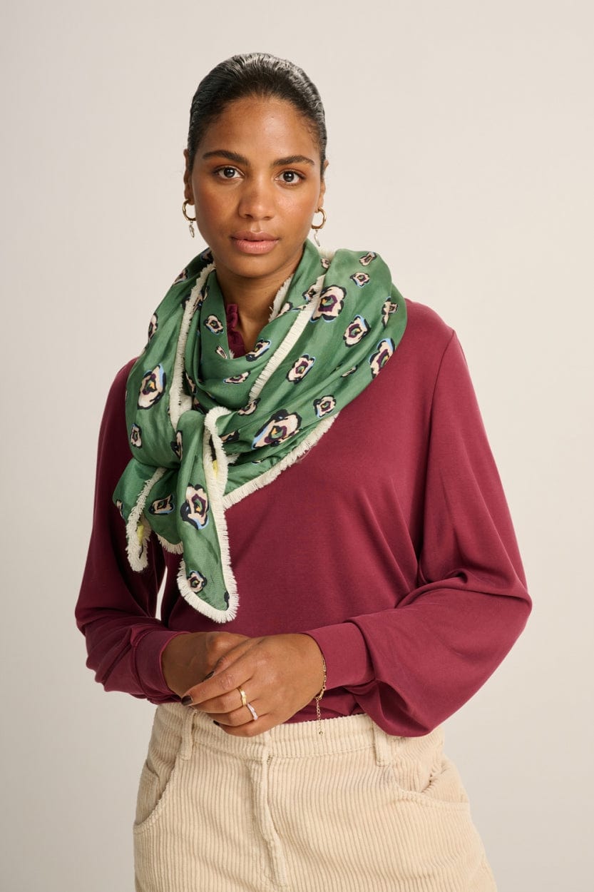 POM Amsterdam Shawls Multi colour / OS ÉCHARPE - Double Flower Glory Multi