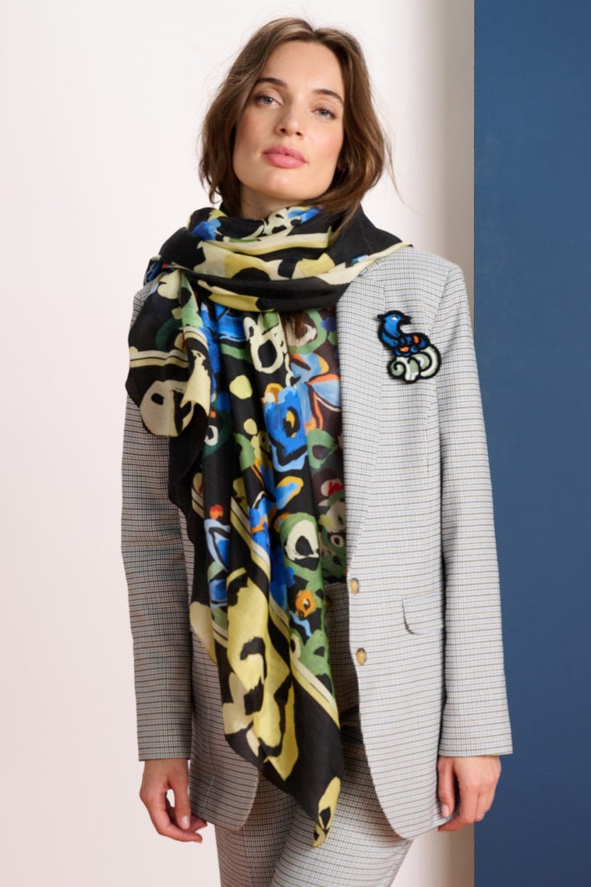 POM Amsterdam Shawls Multi colour / OS ÉCHARPE - Flower Glory Multi