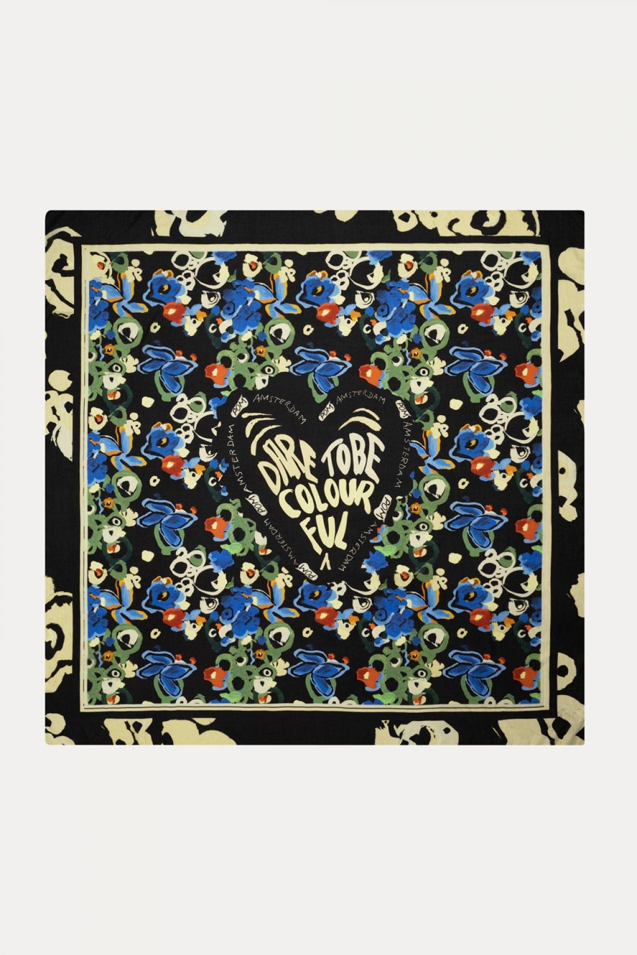 POM Amsterdam Shawls Multi colour / OS ÉCHARPE - Flower Glory Multi