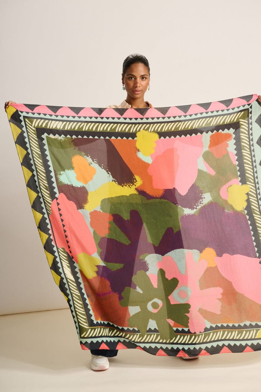 POM Amsterdam Shawls Multi colour / OS ÉCHARPE - Palette de Couleurs