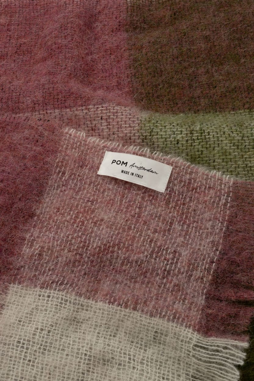 POM Amsterdam Shawls Pink / OS ÉCHARPE - Checks French Pink