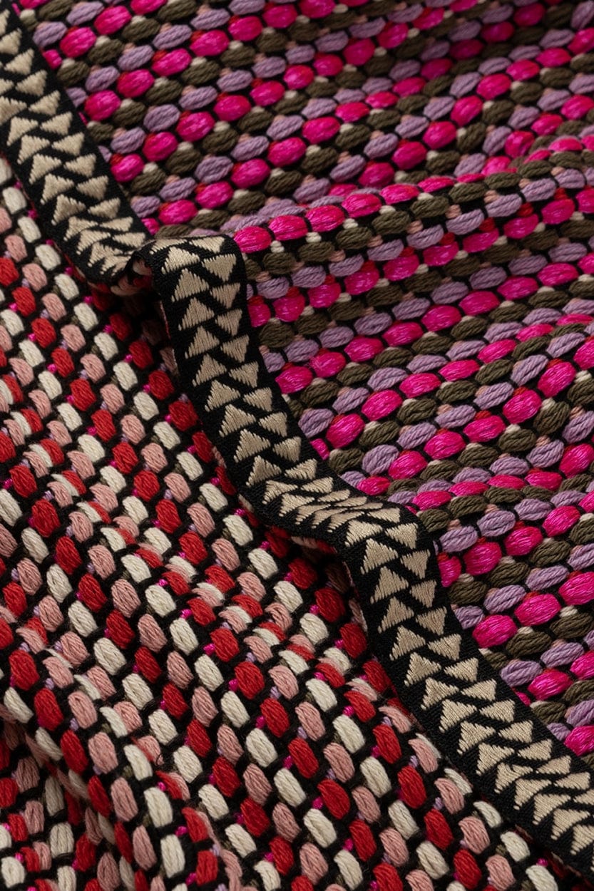 POM Amsterdam Shawls Pink / OS ÉCHARPE - Contours Fluor Pink