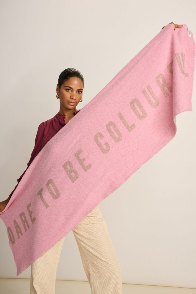 POM Amsterdam Shawls Pink / OS ÉCHARPE - DARE French Pink