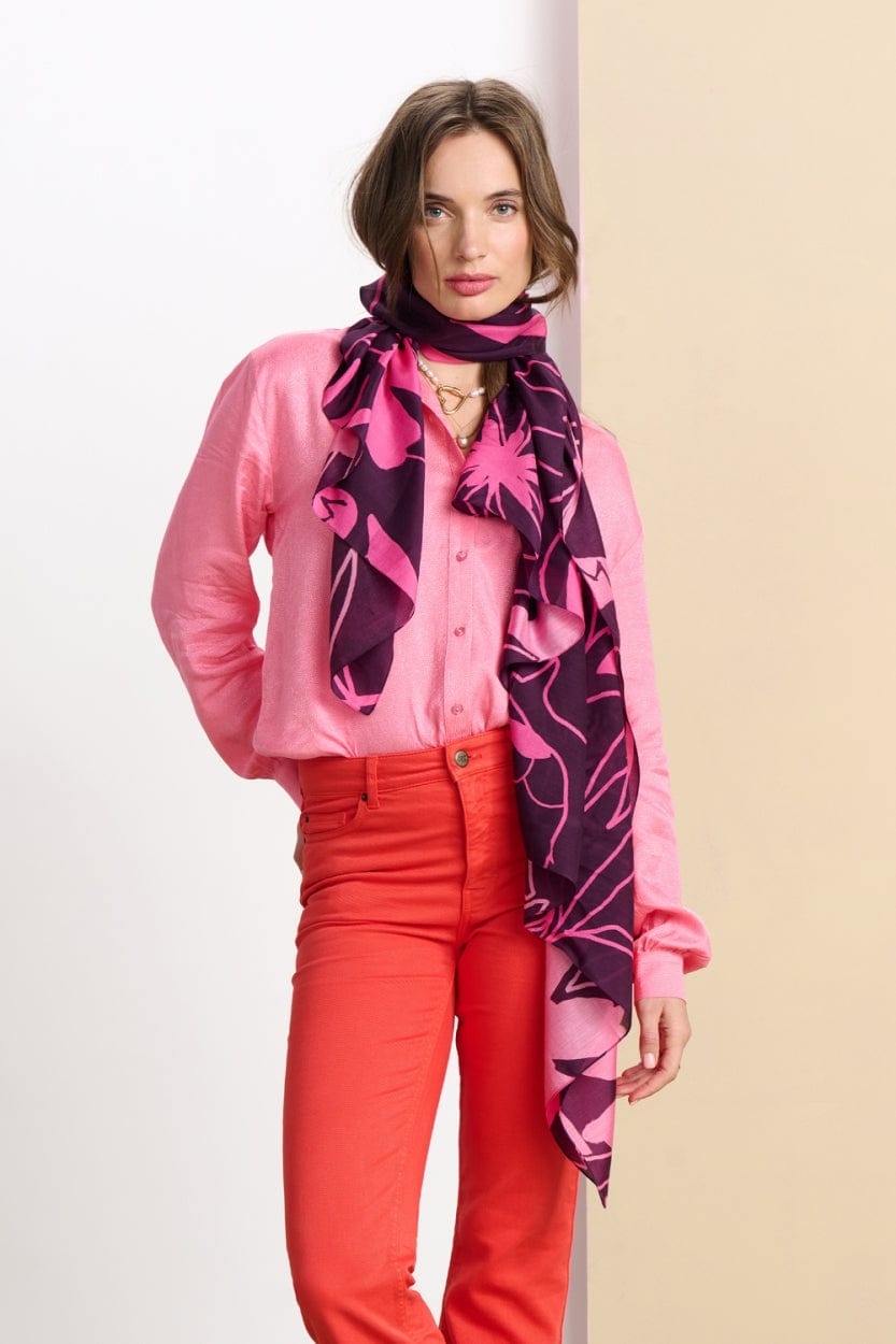 POM Amsterdam Shawls Purple / OS ÉCHARPE - Dreams Winterbloom
