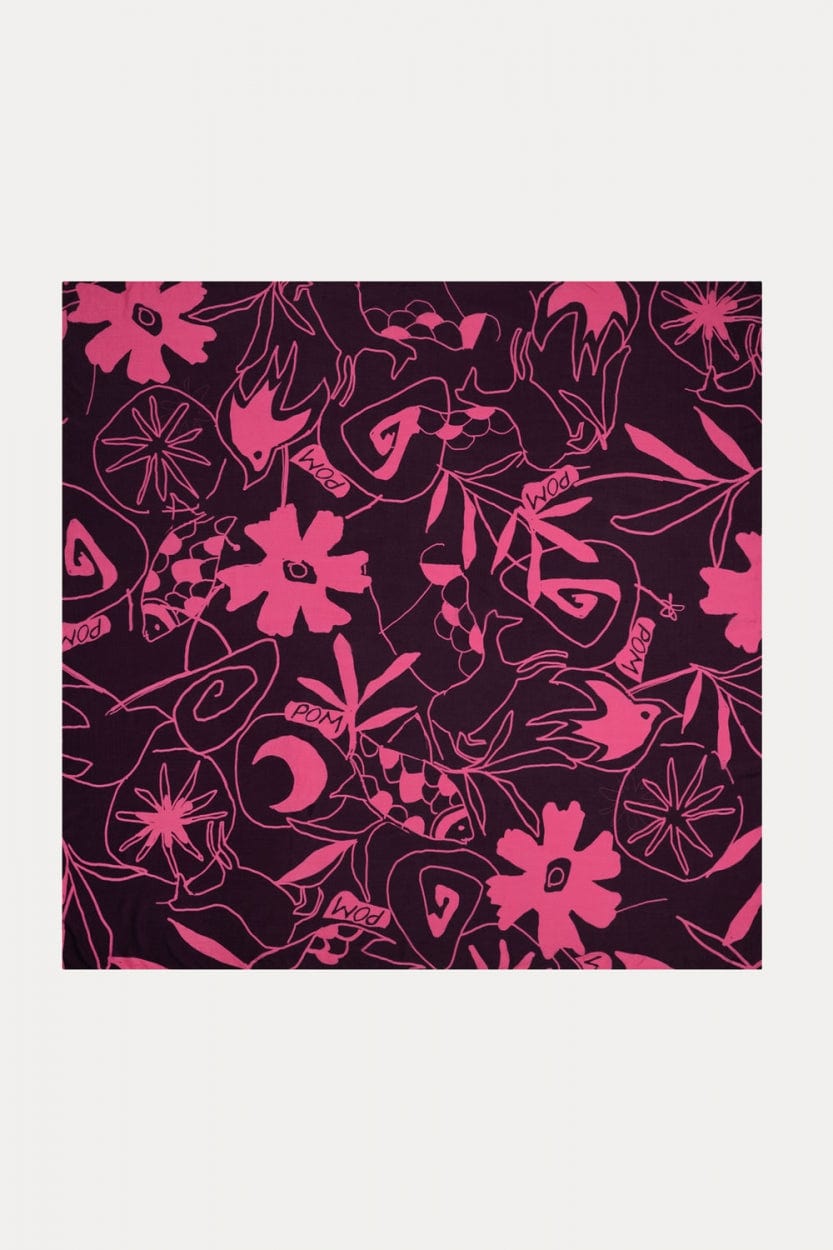 POM Amsterdam Shawls Purple / OS ÉCHARPE - Dreams Winterbloom